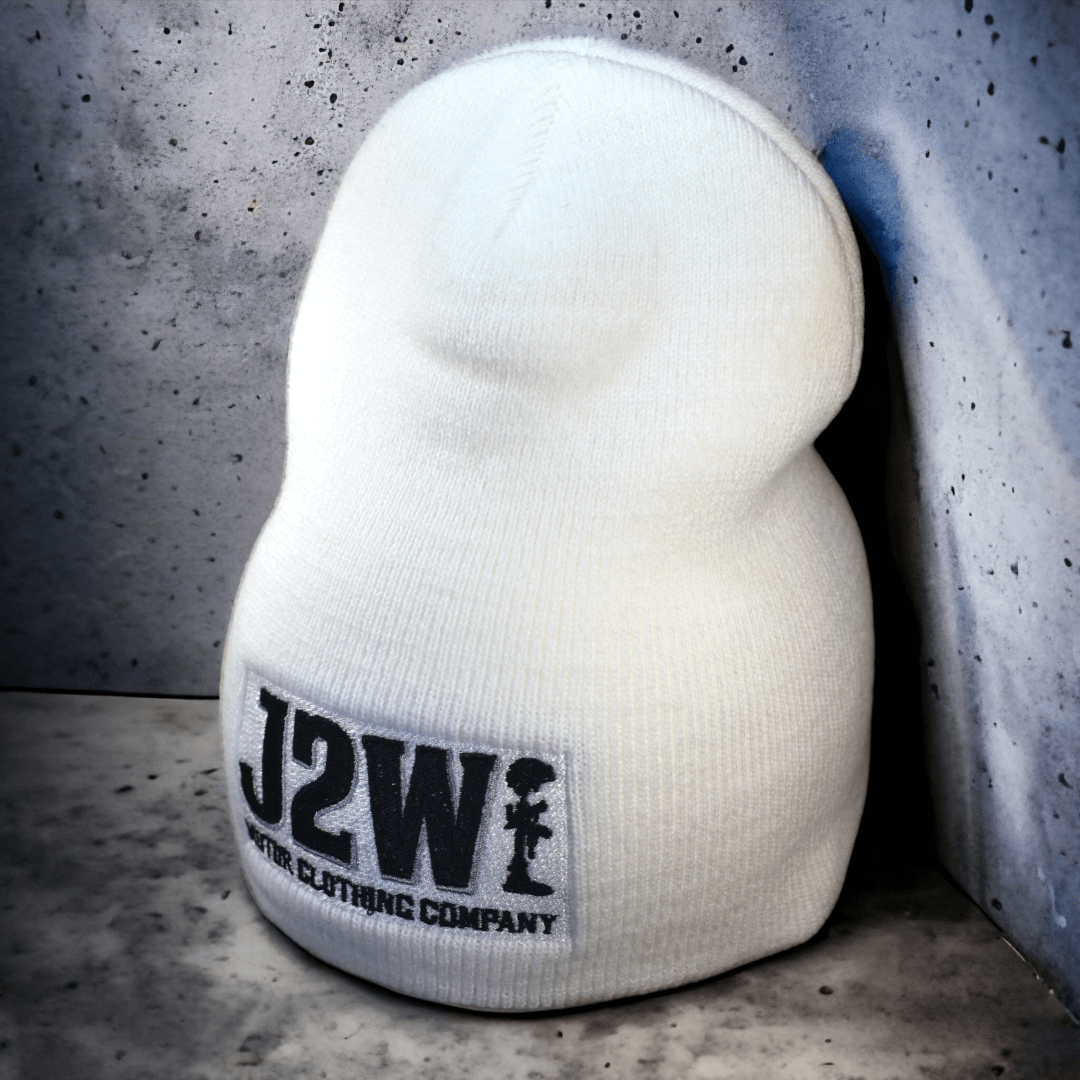 Heavyweight Knit Beanie E-White